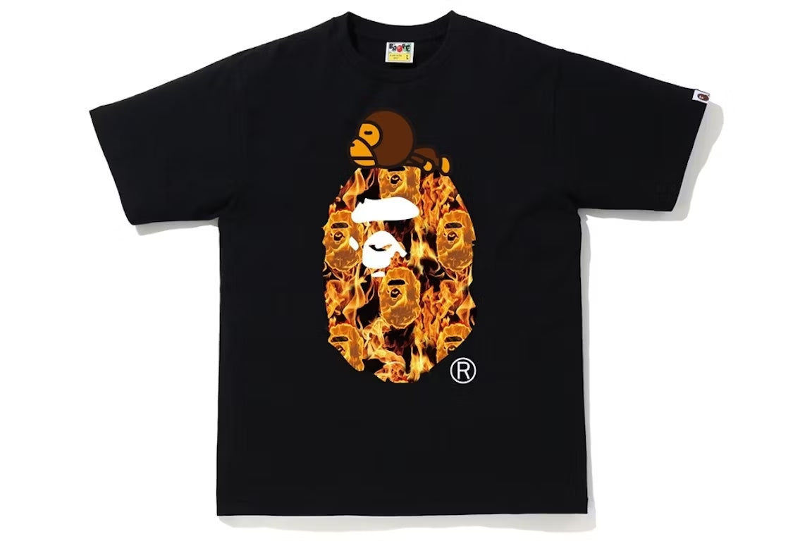 Polo BAPE Flame Milo On Big Ape