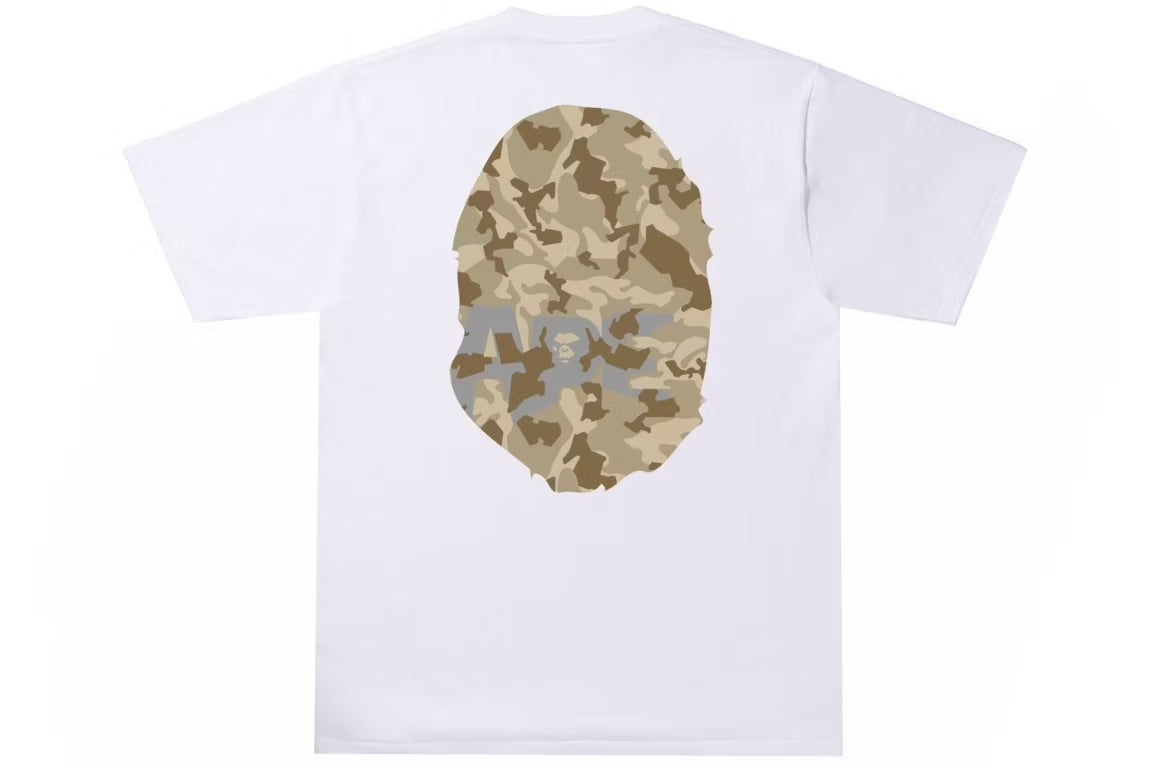 BAPE Sand Camo Big Ape Head Tee