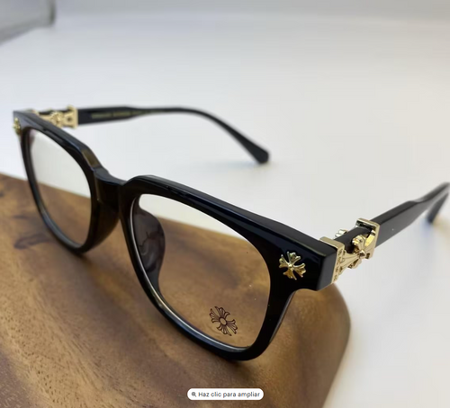 Lentes Chrome Hearts Black Gold